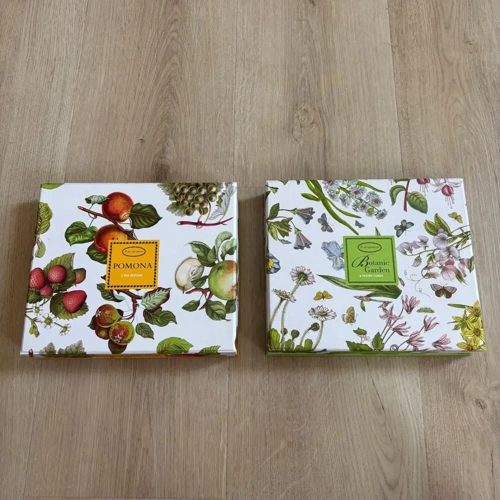 Portmeirion Botanic Garden NEW Set of 6 Tea Spoons & Set of 6 Tea Forks